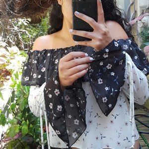 OFF THE SHOULDER DRESSY TOP